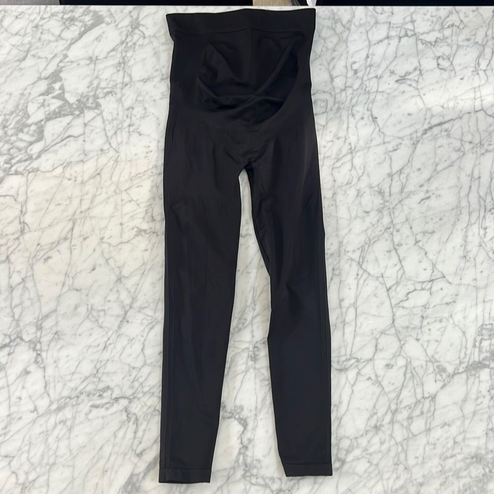 NWOT Blanqi Everyday Maternity Belly Support Leggings in Black - Size Med